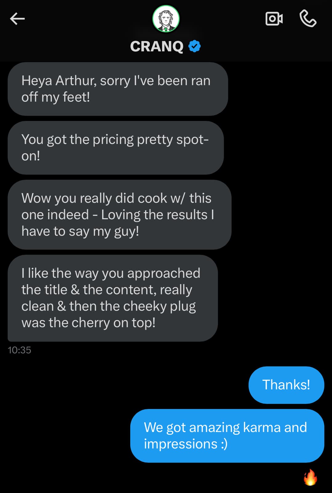 cranqR review for Redditfa.com