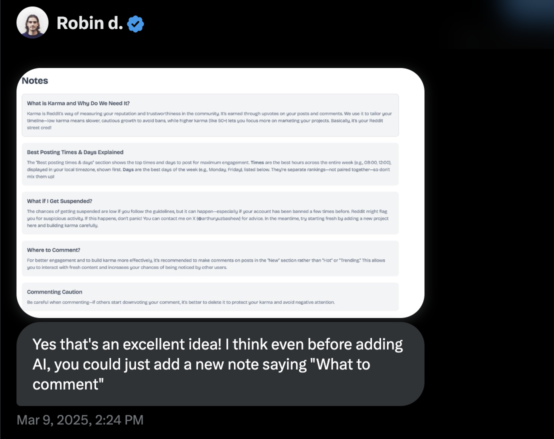 robinR review for Redditfa.com